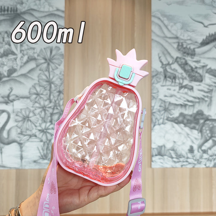 Women's Water Bottle in Pineapple Design Kalsten