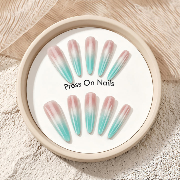 Gradient Press-On Nails Kalsten