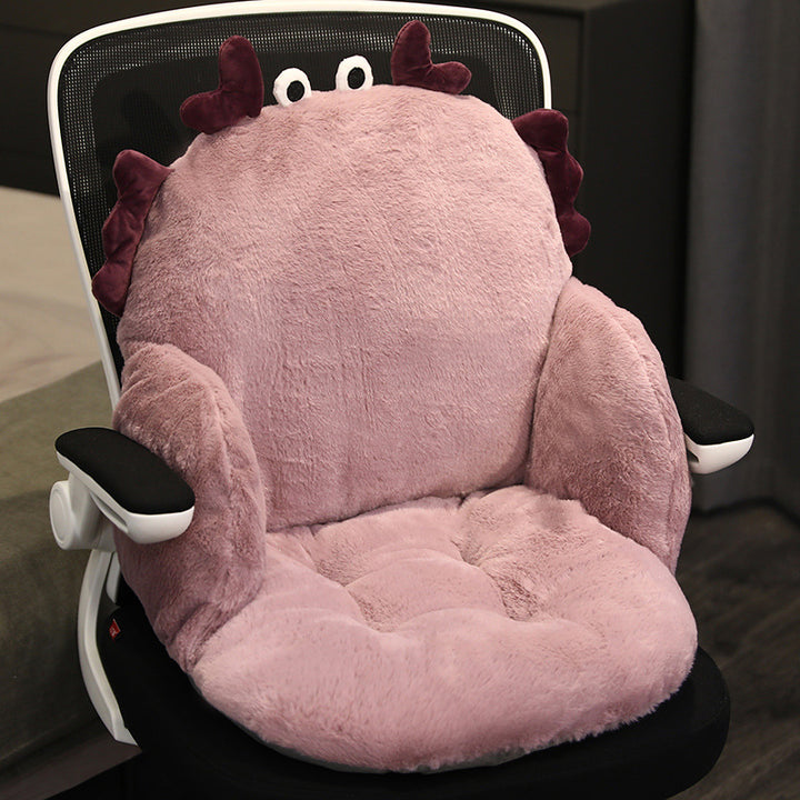 Cozy pet bed in paw design with raised edges and soft plush cover