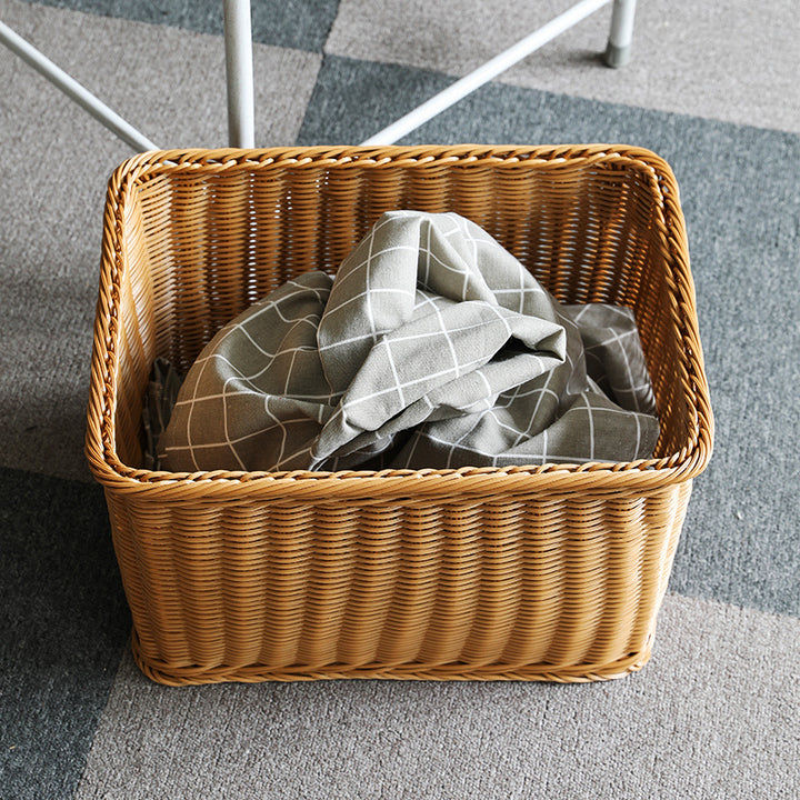 Unisex Practical Storage Basket made of High-Quality Rattan Kalsten