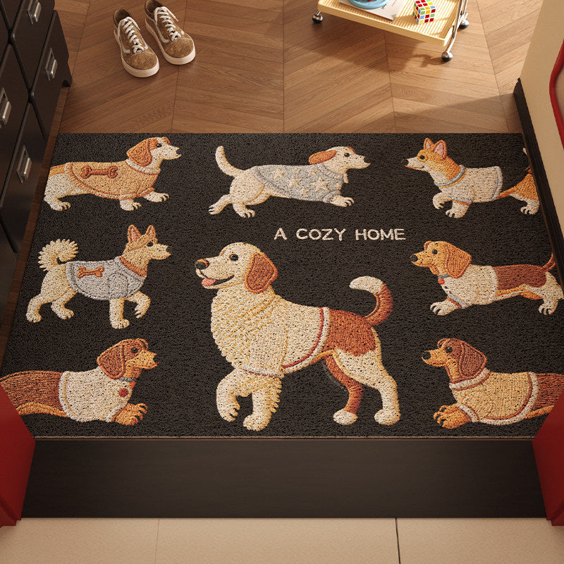 Dog-Themed Decorative Doormat