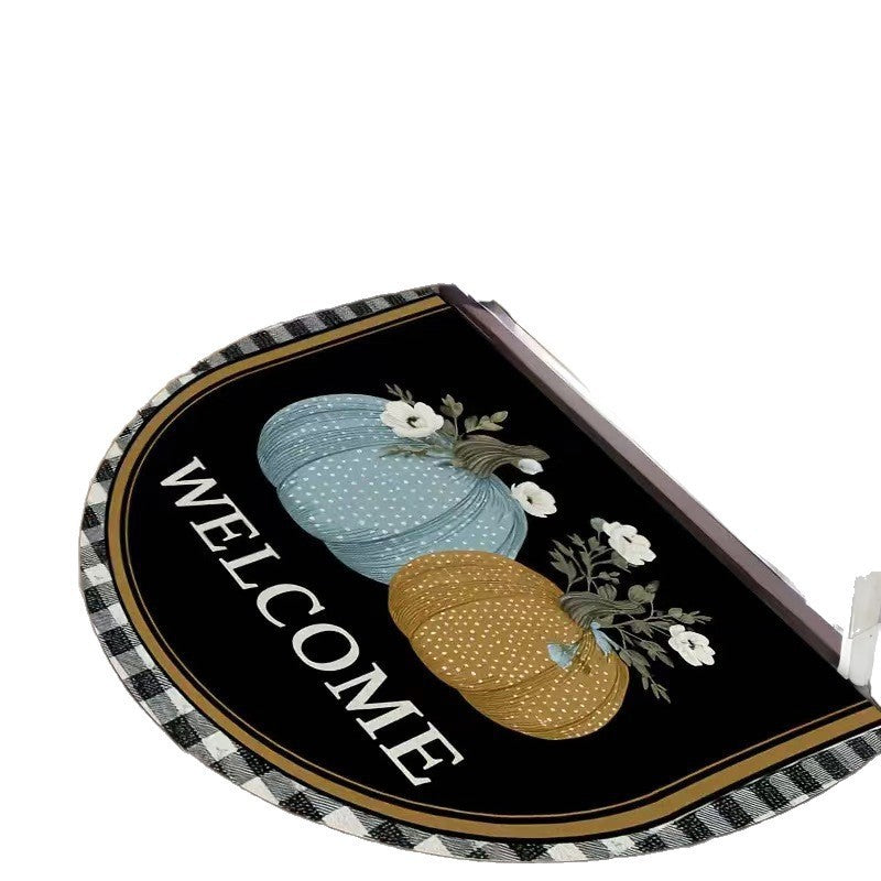 Floral Themed Welcome Mat Kalsten
