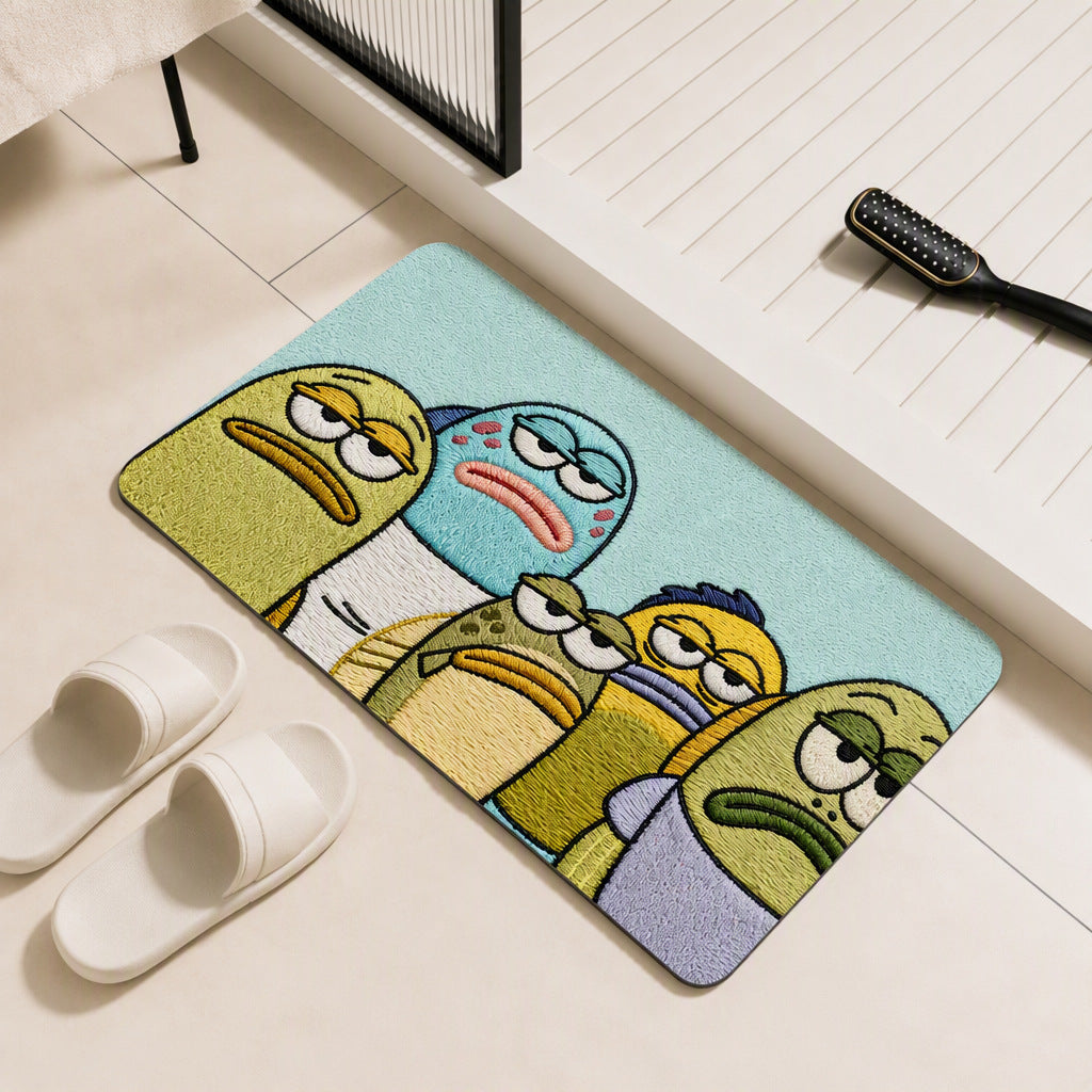 Cartoon Character Non-Slip Bath Mat Kalsten