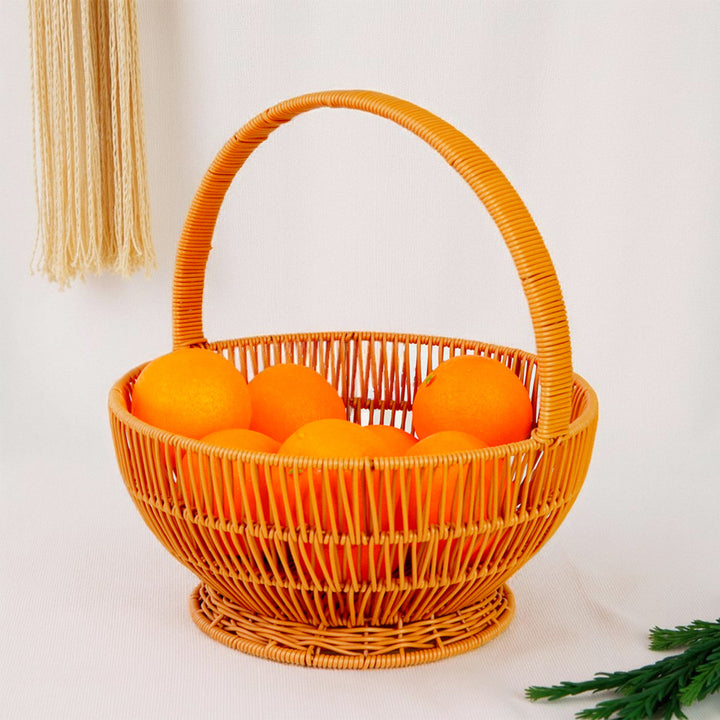 Handcrafted Wicker Storage Basket Kalsten