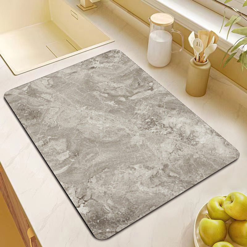 Premium Marble Print Kitchen Mat Kalsten