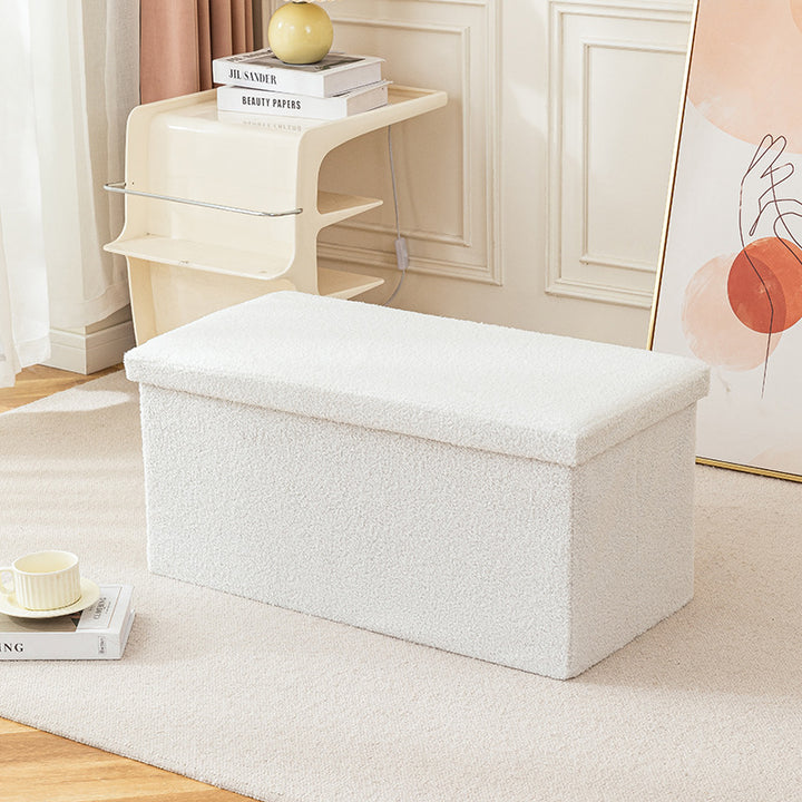 Plush Storage Ottoman Kalsten