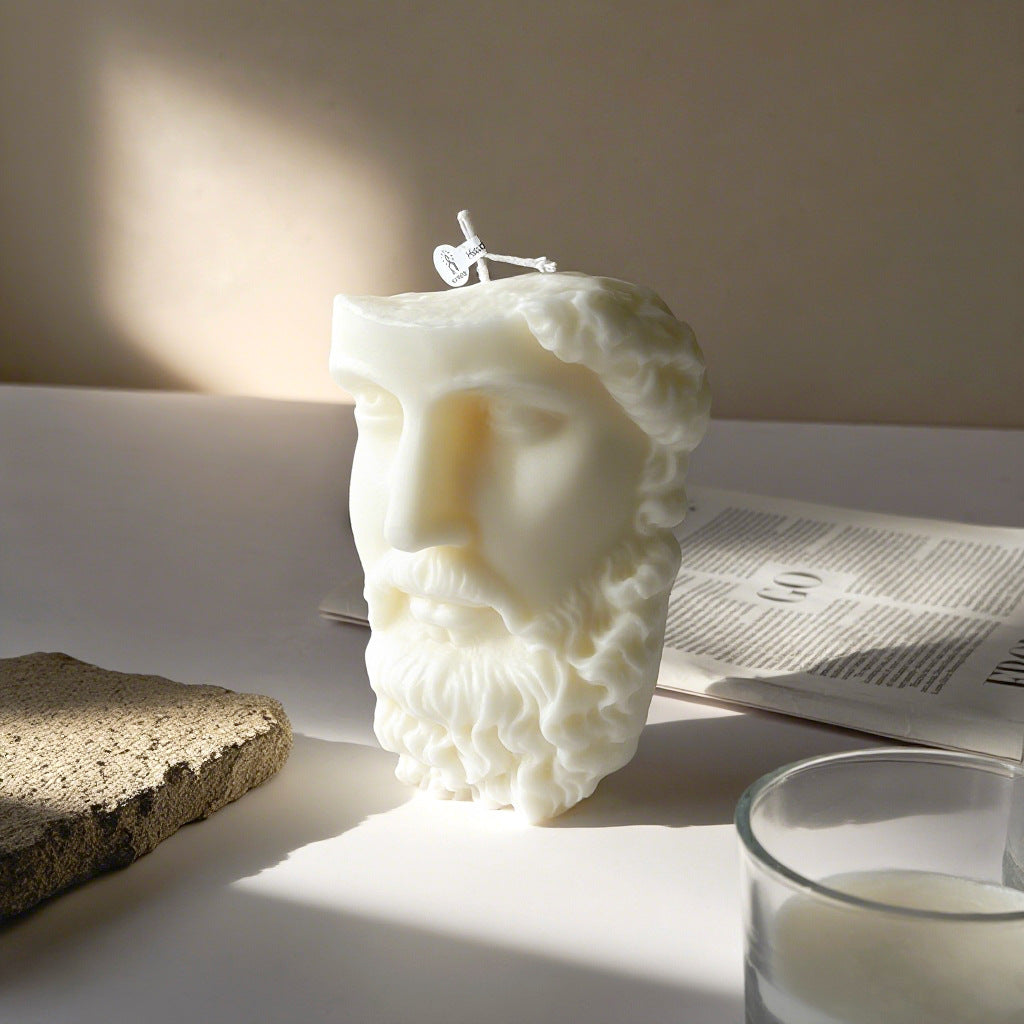Artistic Face Candle