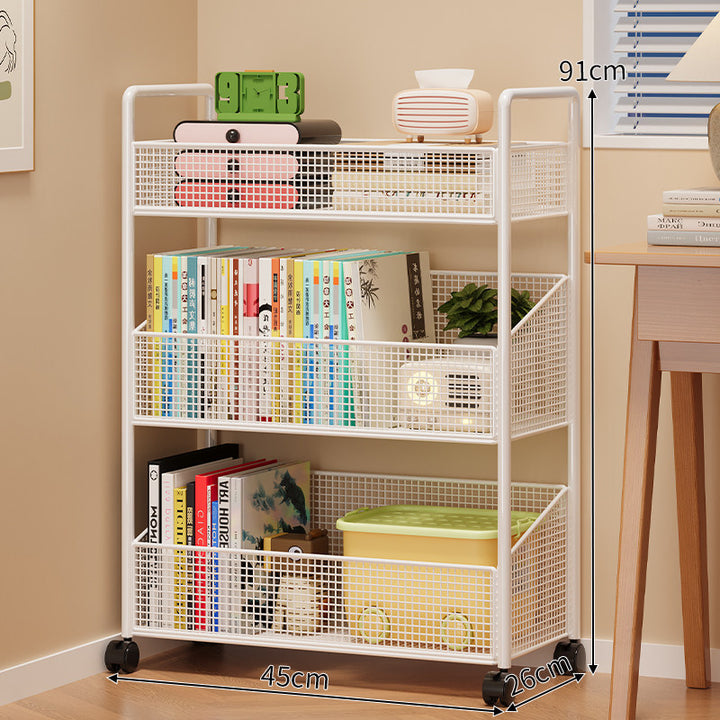 Modern Multi-Tier Mesh Storage Shelf Kalsten