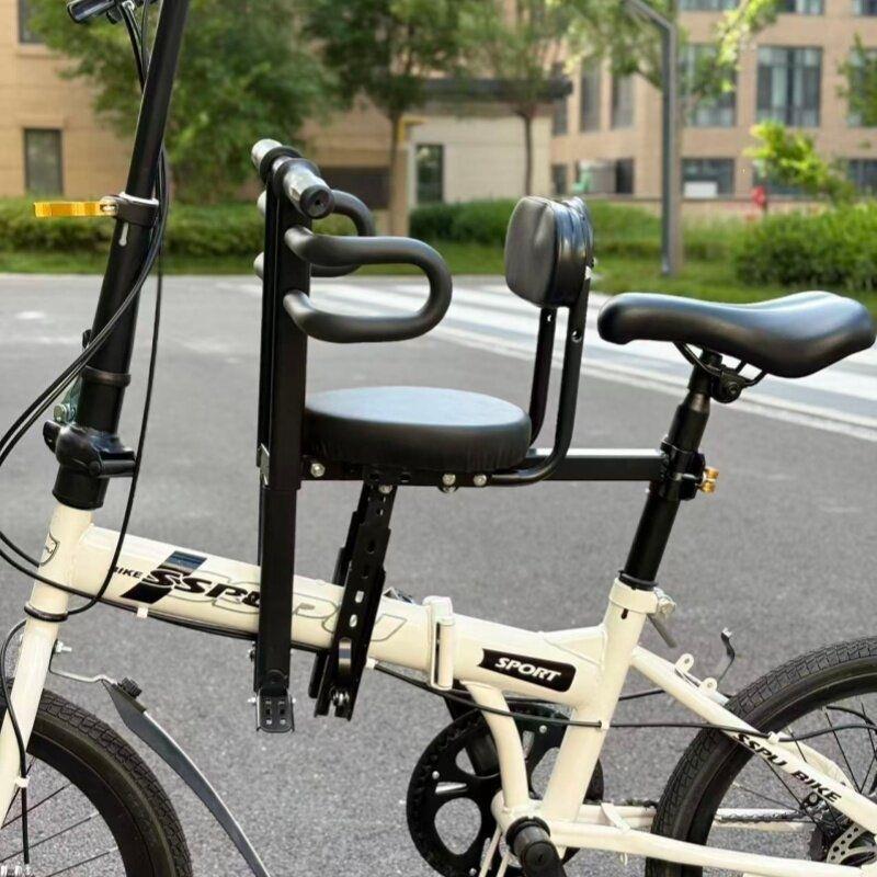 padded child bike safety seat with high back and five-point harness Kalsten