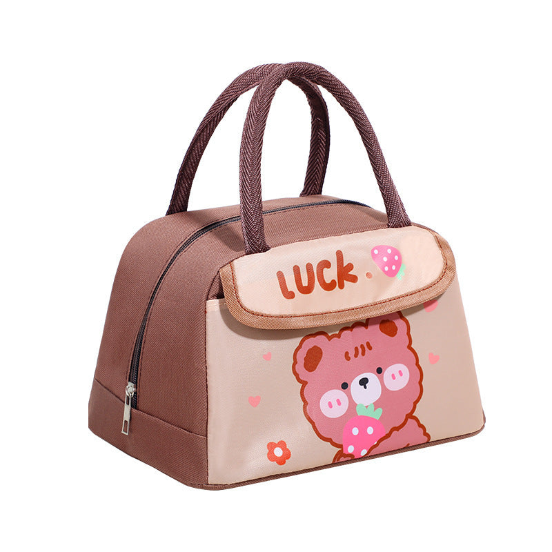 Cute Animal-Themed Insulated Lunch Bag