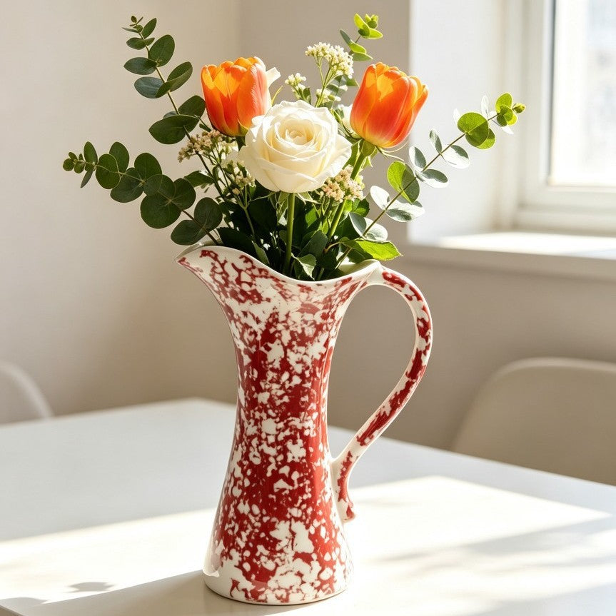 Decorative Floral Pitcher Kalsten