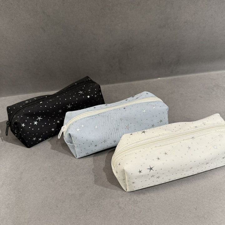 Starry Pattern Multi-Compartment Pencil Case