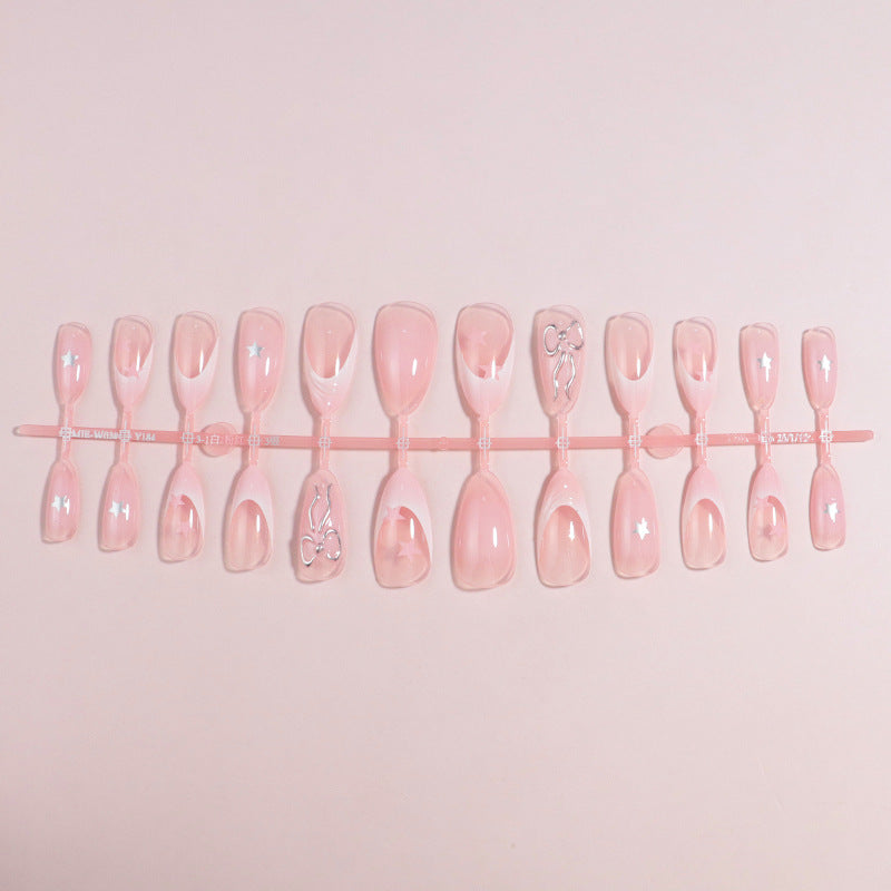 Premium Press-On Nail Set with Decorative Accents Kalsten
