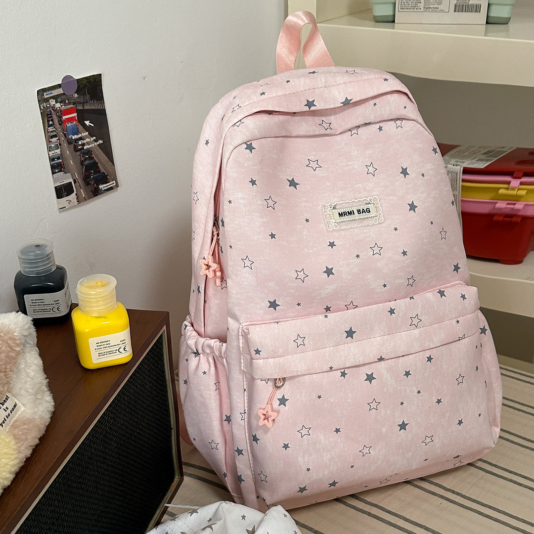 Star-Patterned Casual Backpack Kalsten