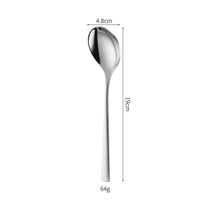 Elegant dessert knife with curved handle Kalsten