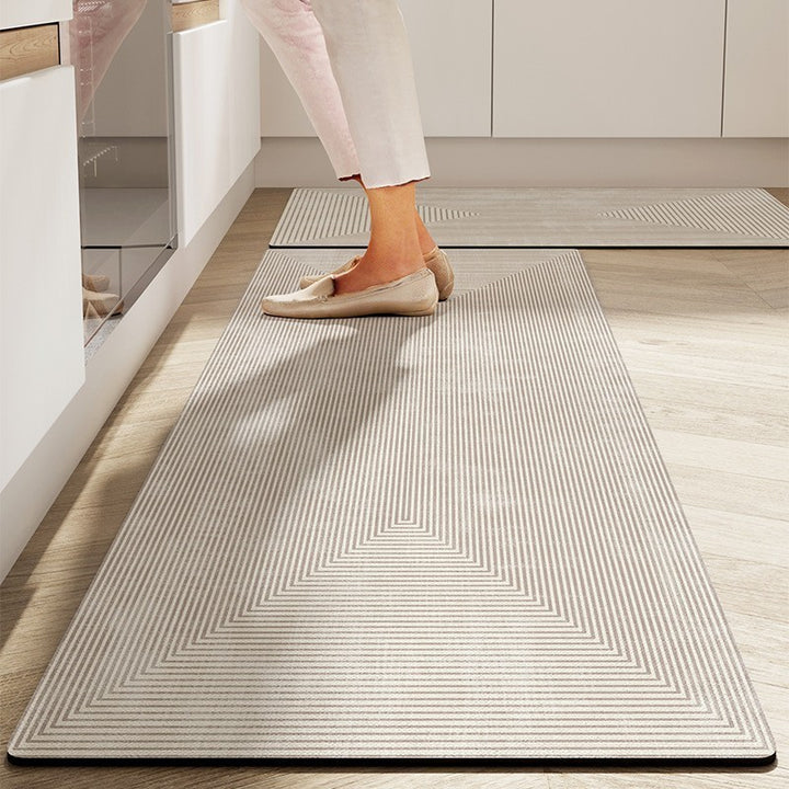 Abstract Geometric Kitchen Runner Mat