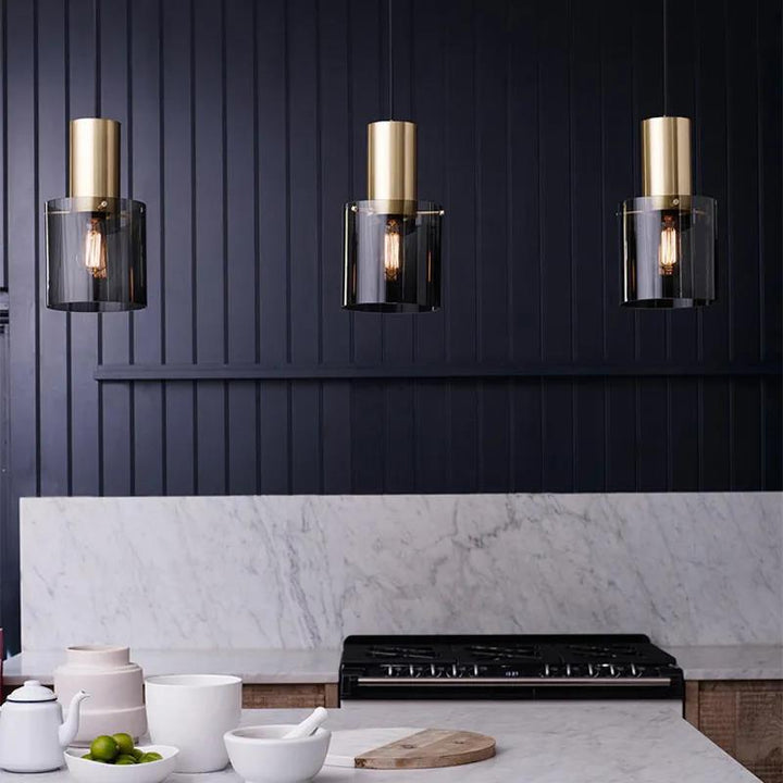 Modern Transparent Glass Pendant Light