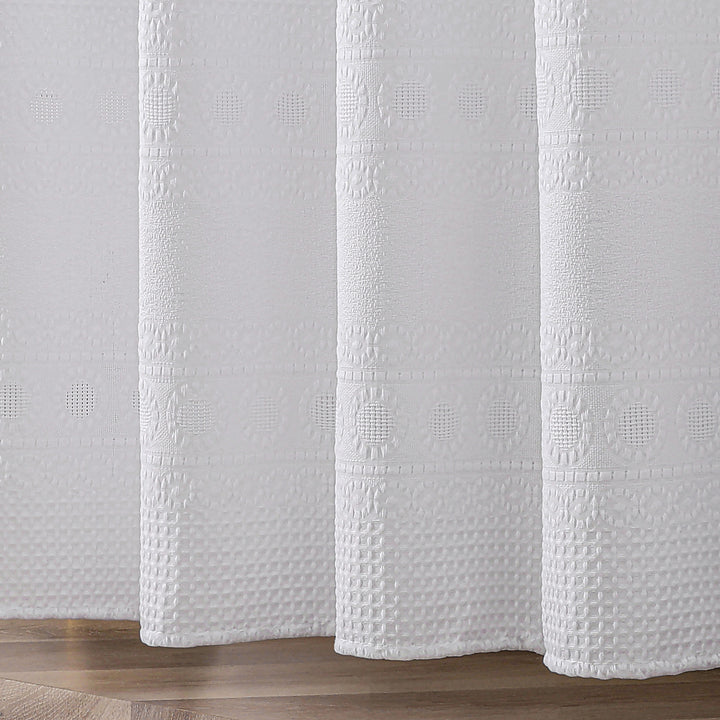 Textured Embossed Shower Curtain Kalsten