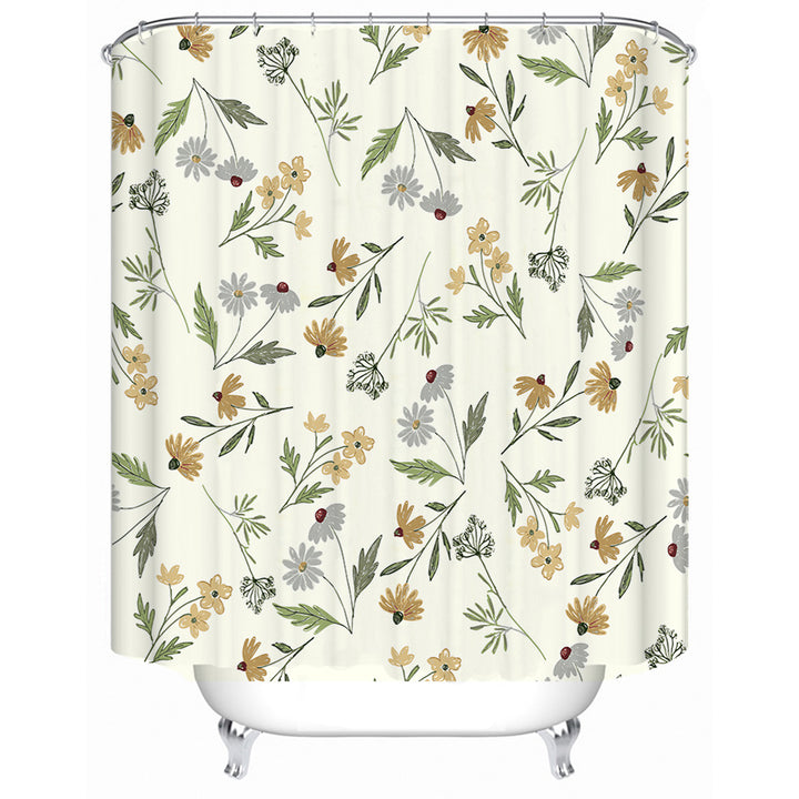 Floral Patterned Shower Curtain Kalsten 1784860161