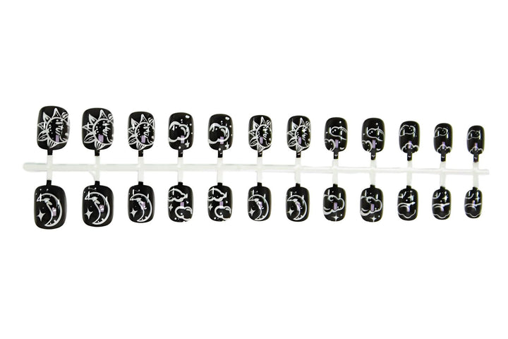 Acrylic nail set with mystical animal designs Kalsten