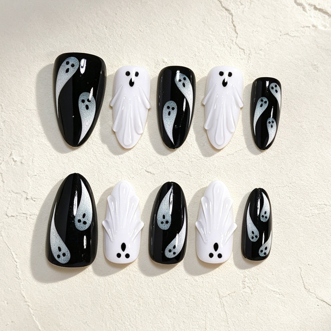 Halloween Ghost Nail Art Kalsten