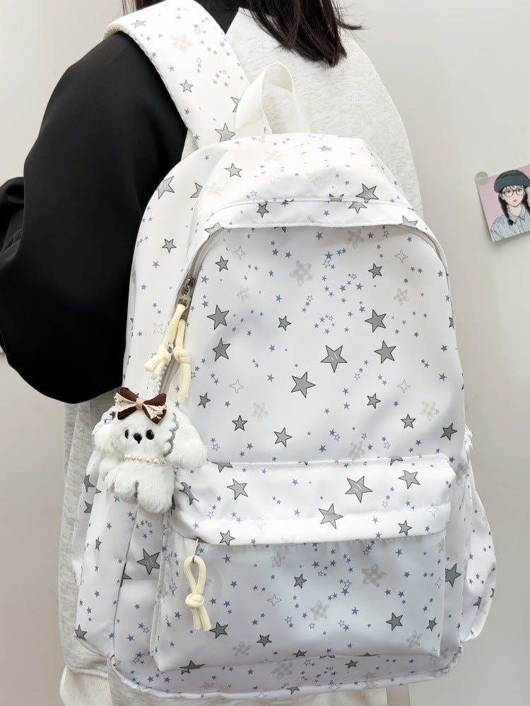 Star Print Casual Backpack Kalsten