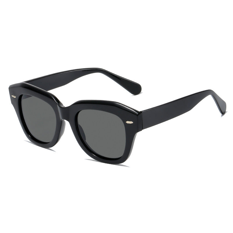 Women stylish sunglasses in modern design with transparent frame Kalsten