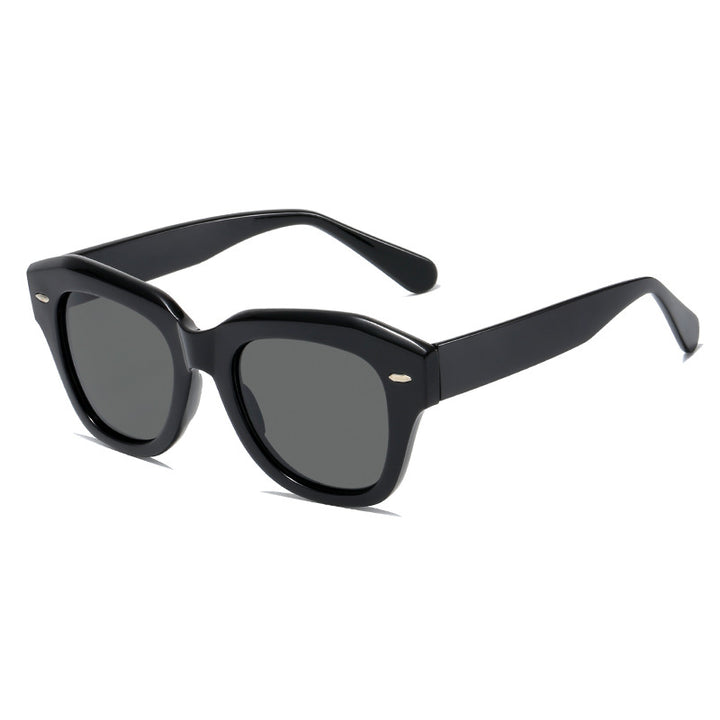 Women stylish sunglasses in modern design with transparent frame Kalsten