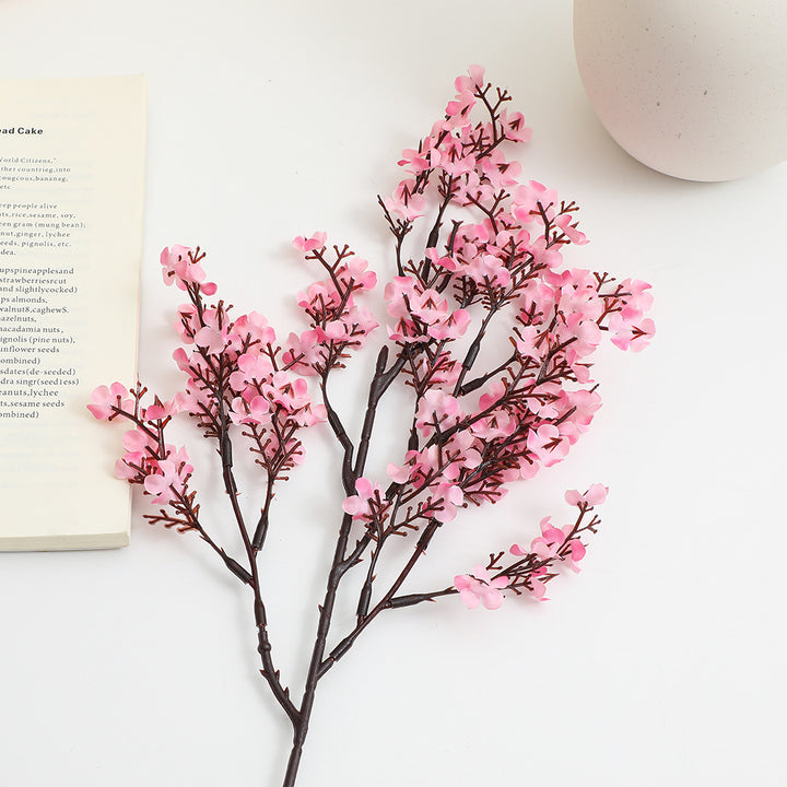 Decorative artificial flower branch