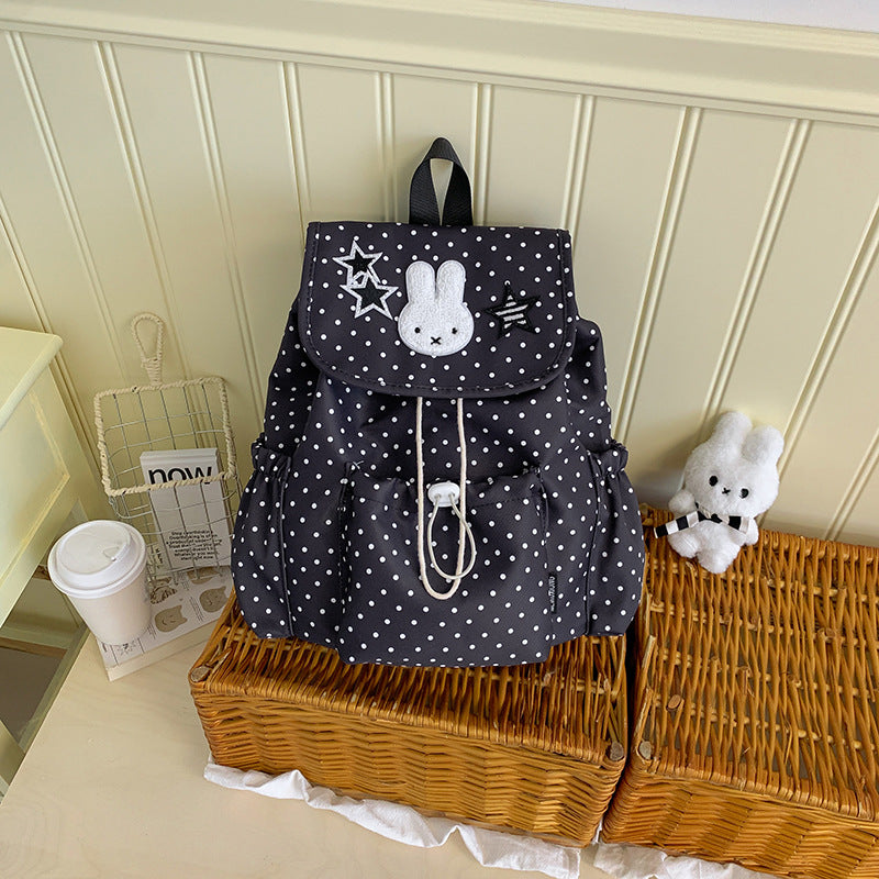 Cute Animal-Themed Polka Dot Backpack Kalsten