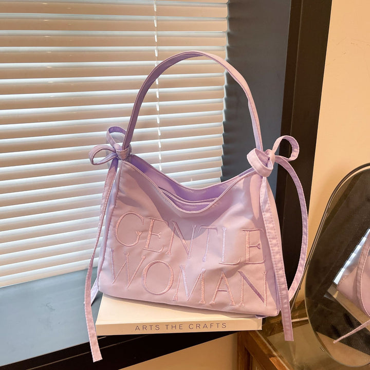 Stylish Satin Bucket Bag Kalsten