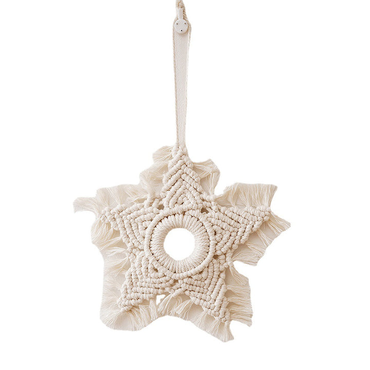 Macrame Star-Shaped Wall Hanging Decor Kalsten