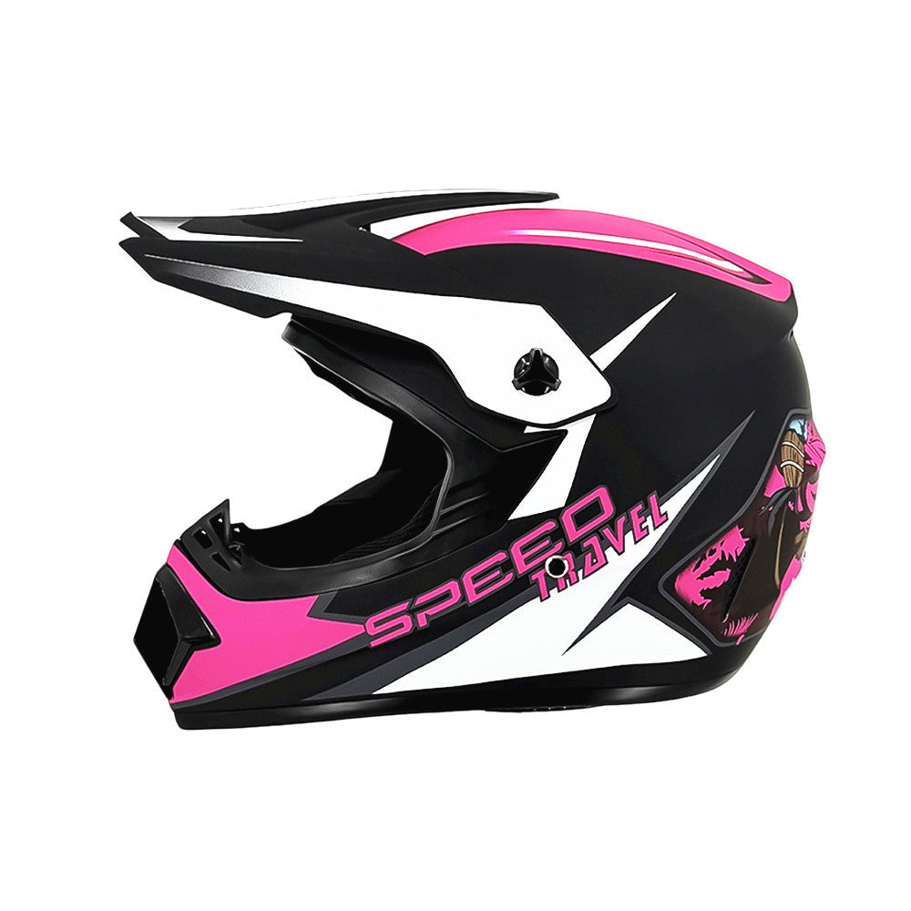 full-face motocross helmet with extended visor and reinforced chin guard Kalsten