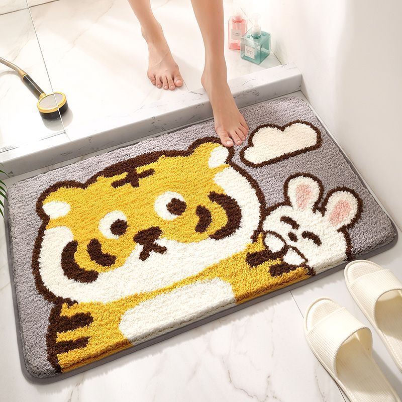 Cute Dog-Themed Bath Mat Kalsten