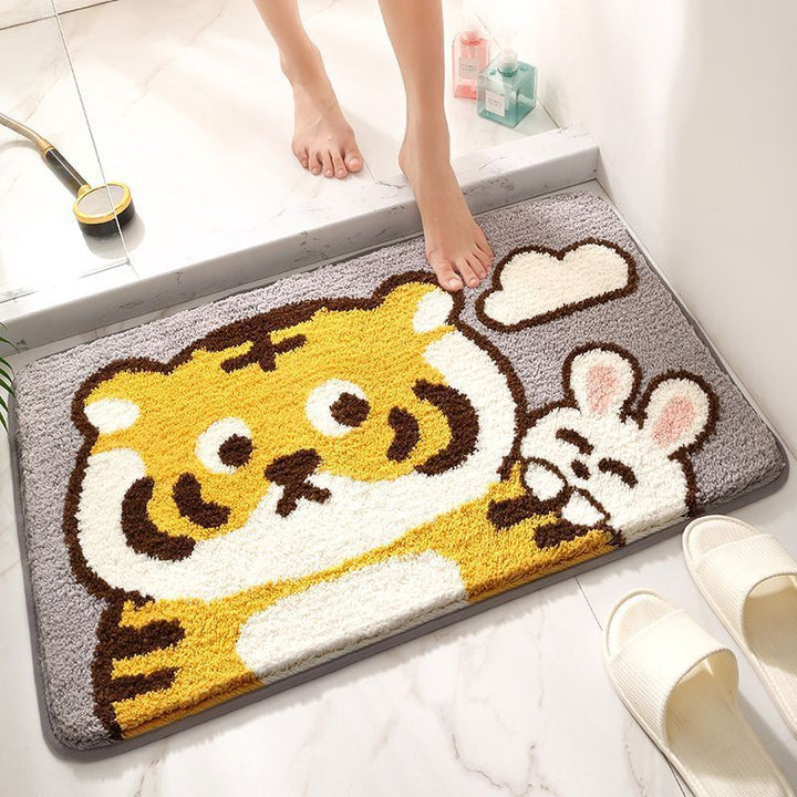 Cute Dog-Themed Bath Mat Kalsten