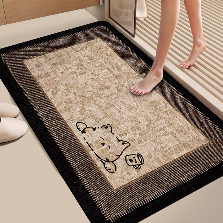 Fun Cat-Themed Bath Mat Kalsten