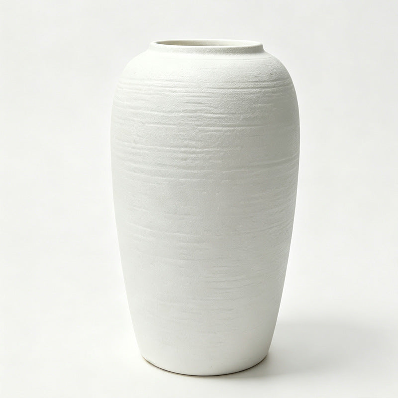 Textured Ceramic Decorative Floor Vase Kalsten