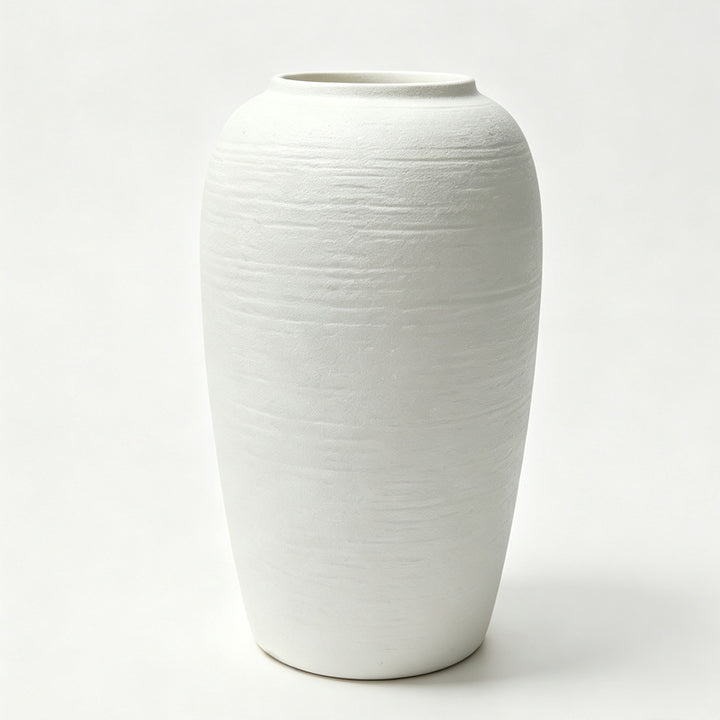 Textured Ceramic Decorative Floor Vase Kalsten