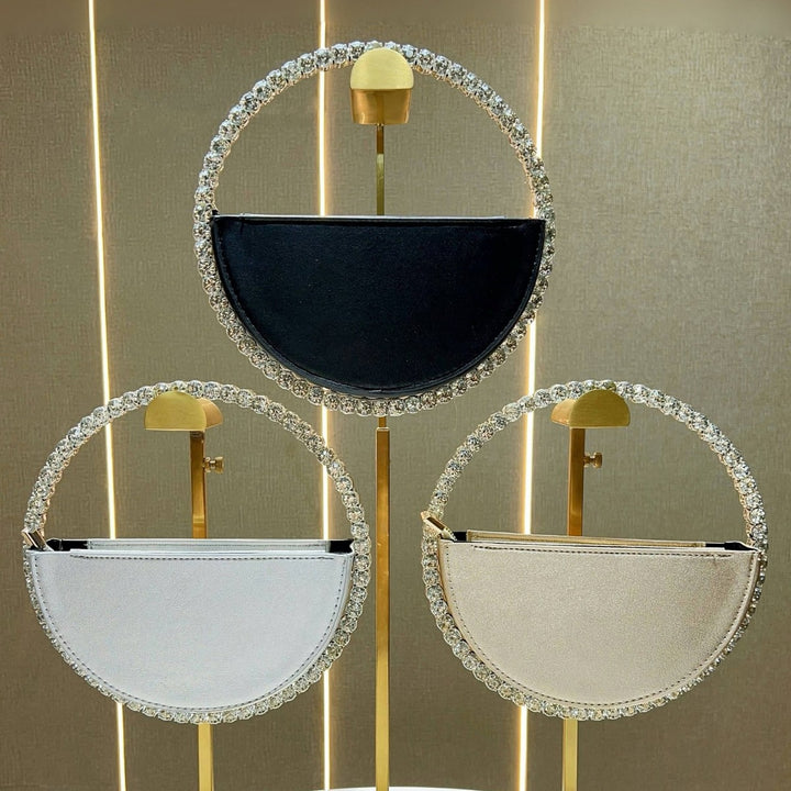 Crystal-Handled Evening Purse