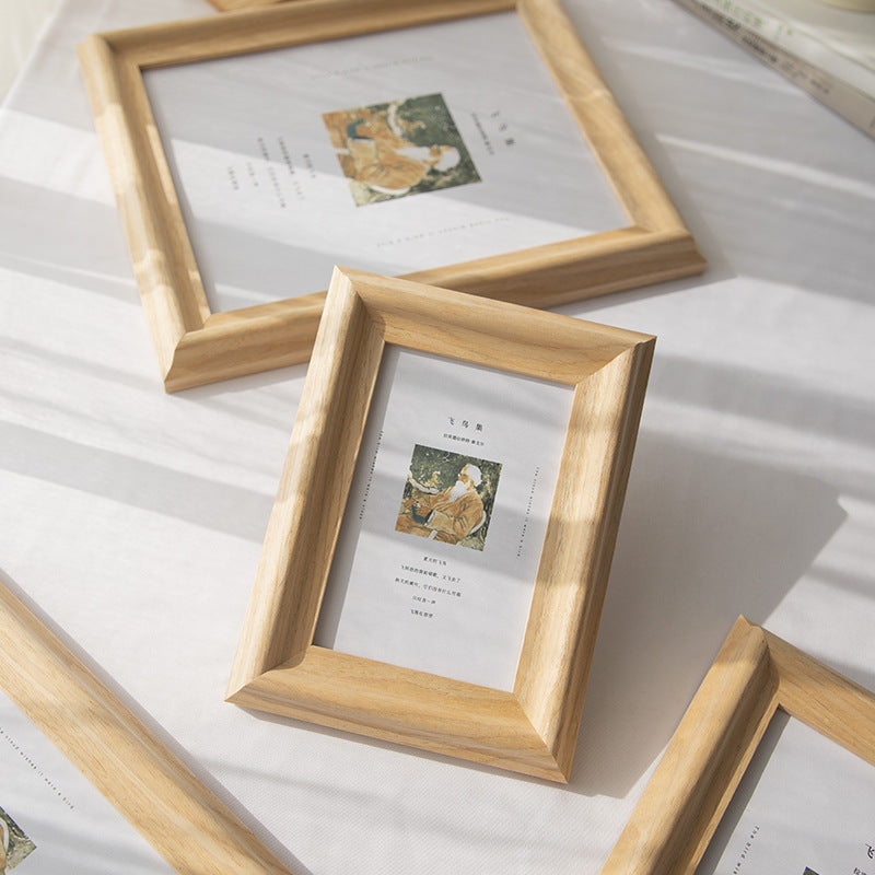 Rustic Wooden Picture Frame for Wall Display