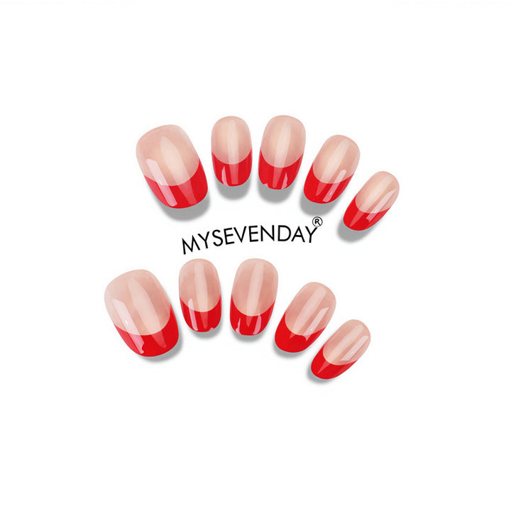 Premium French Tip Press-On Nail Set Kalsten