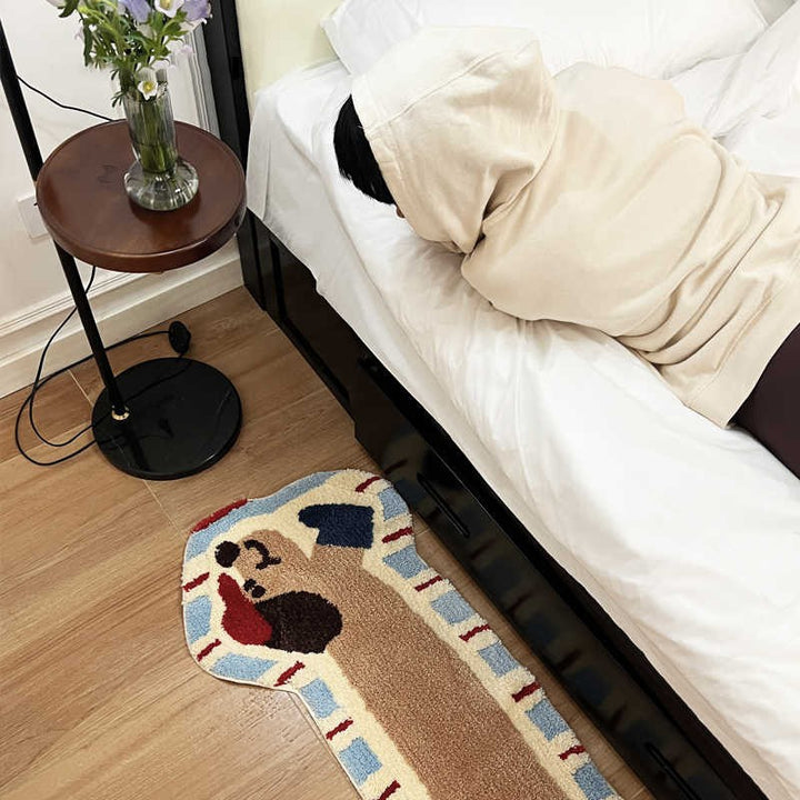 Decorative Dog Bone Shaped Kalsten Rug
