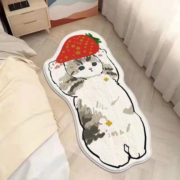 Cartoon Cat-Shaped Area Rug Kalsten