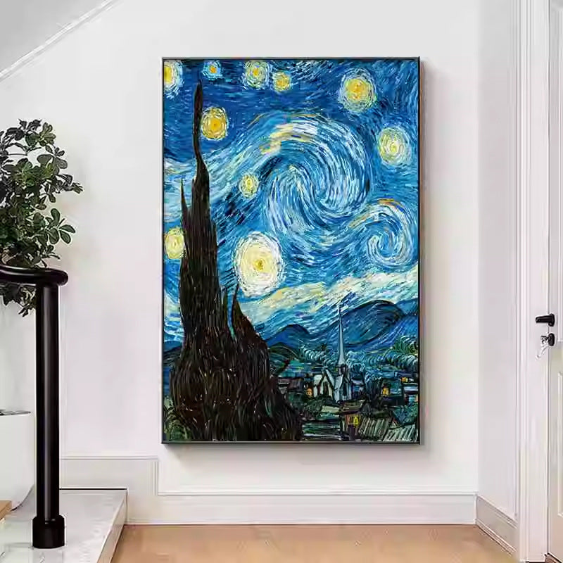 Textured Landscape Canvas Art Print