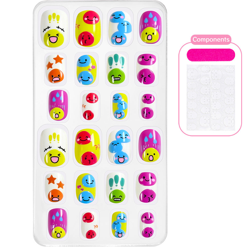 Creative Cartoon-Themed Press-On Nail Collection Kalsten