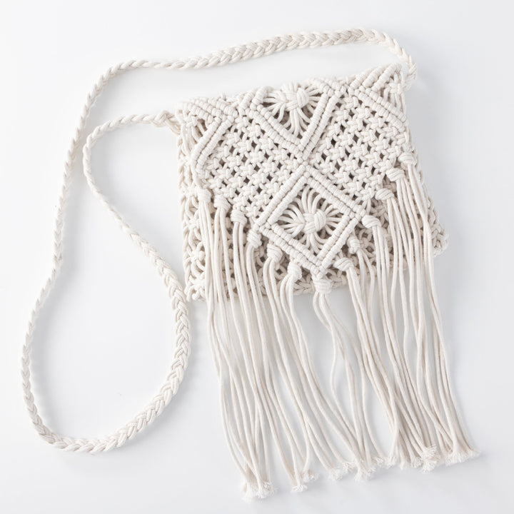 Hand-knotted Macrame Shoulder Bag Kalsten
