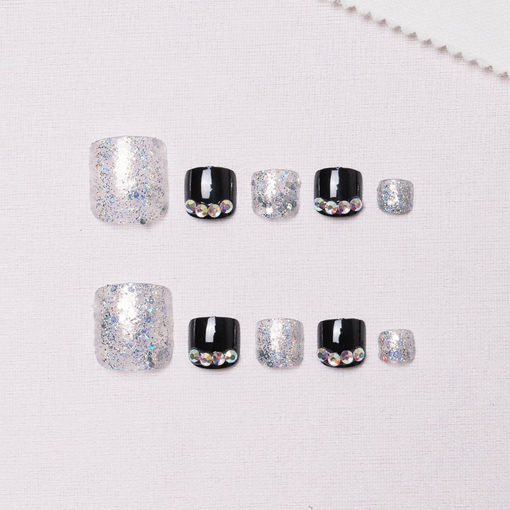 Glittering Rhinestone Pedicure Kit