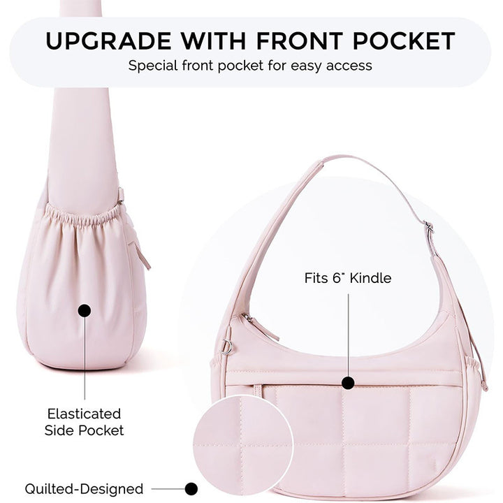 Fashionable shoulder bag with textured design Kalsten