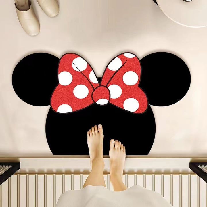 Cartoon Mouse-Themed Mat for Home Decor