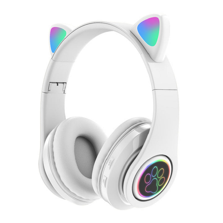 Wireless Over-Ear Headphones with Rgb Light Effects Kalsten